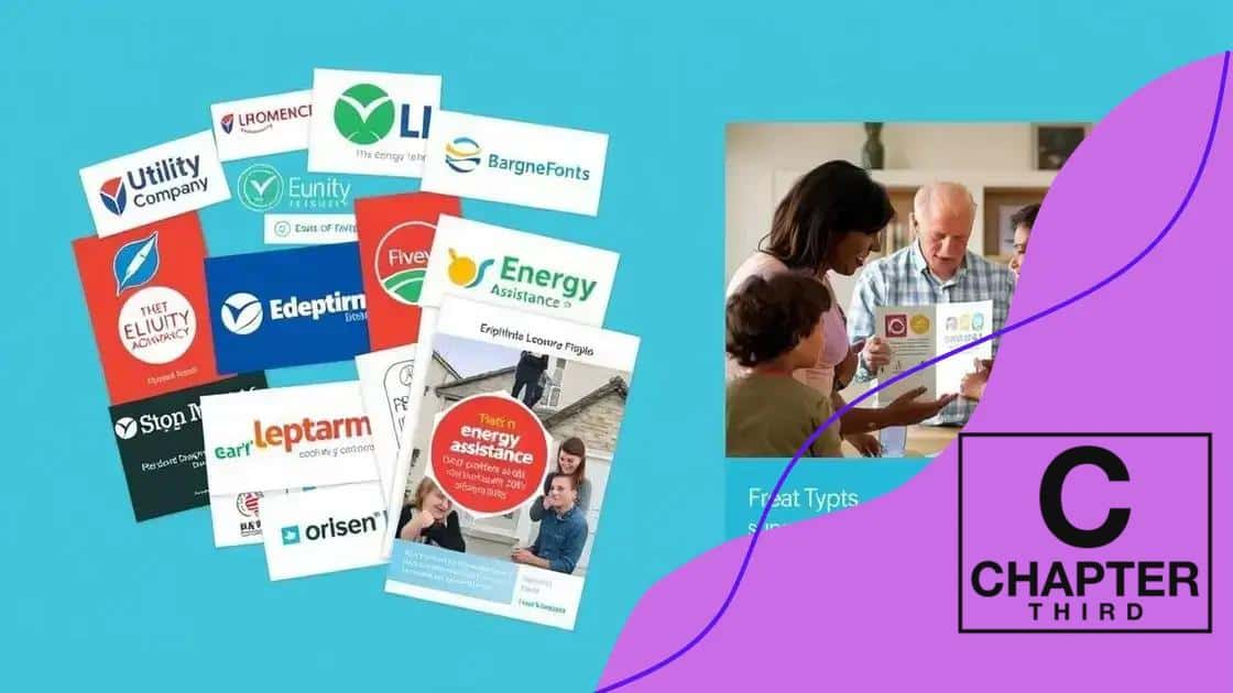 Types of energy assistance available