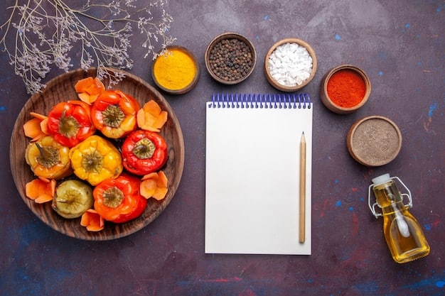 A detailed overhead shot of various themed food items artfully arranged on a platter, each representing a food mentioned in the book, creating a visual and culinary representation of the story.