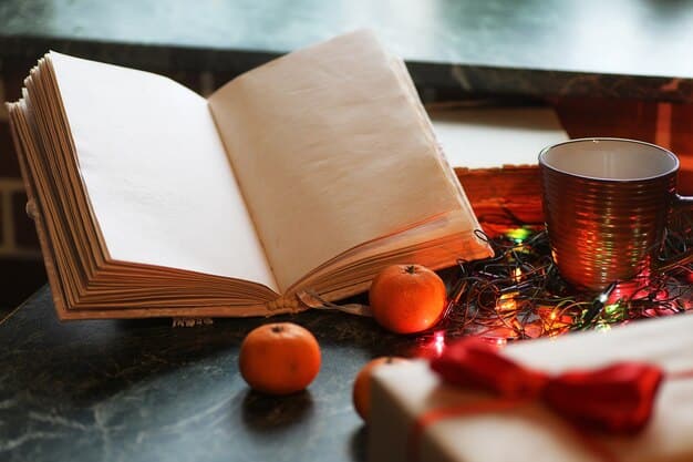 A close-up shot of a book lying open on a table, surrounded by dusty, untouched books. The scene conveys a sense of neglected reading material and a lack of engagement.