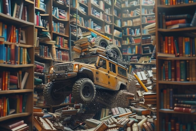 A split-screen image. One side shows covers of classic, well-known books, while the other side showcases covers of modern, experimental novels that blend different genres.