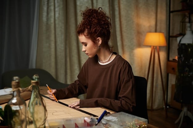A writer sitting at a desk, looking thoughtfully at a screen filled with notes and comments from beta readers, showcasing the feedback process.
