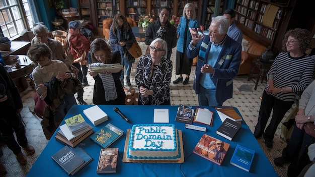 A panel discussion at a literary festival, featuring authors from various marginalized backgrounds. The authors are engaged in a lively conversation, and the audience is diverse and attentive.