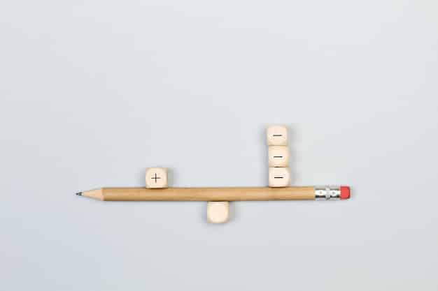 A scale balancing an author's pen on one side and a reviewer's keyboard on the other, symbolizing the balance between creator and critic.