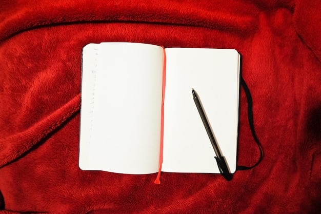 A close-up of a theater critic's notepad and pen, highlighting the act of analyzing a performance. The background is slightly blurred, showing a theater program and a pen.