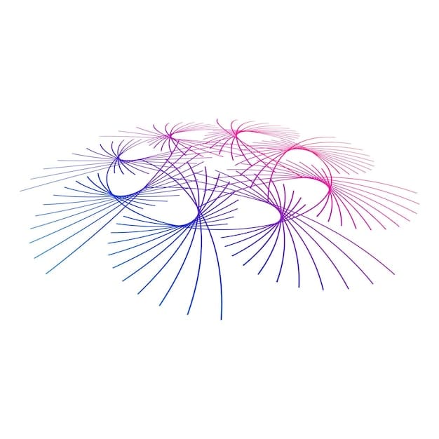 A stylized, abstract representation of interconnected lines forming a complex, open network, suggesting the intricate web of meaning and intertextuality in a digital age. The lines are not rigid, but fluid and evolving.