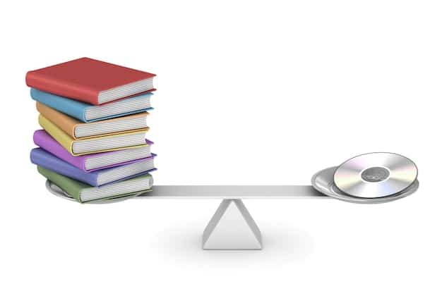 An image depicting a scale, with a book on one side and a stack of money on the other, symbolizing the potential influence of financial incentives on book reviews. The image is stylized and thought-provoking, representing the ethical dilemmas related to The Ethics of Book Reviewing: Navigating Conflicts of Interest in the Digital Age.