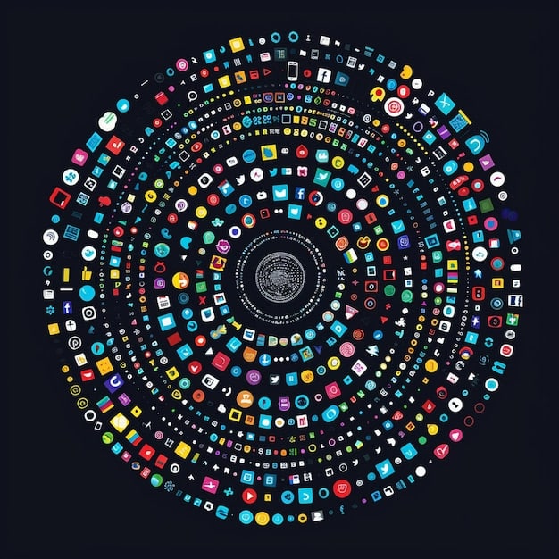 A graphic illustrating different streaming service logos arranged in a circle, connected by lines representing bundle deals. The central image is a piggy bank, symbolizing saving money on streaming costs. The overall design is colorful and modern, emphasizing the concept of maximizing value.