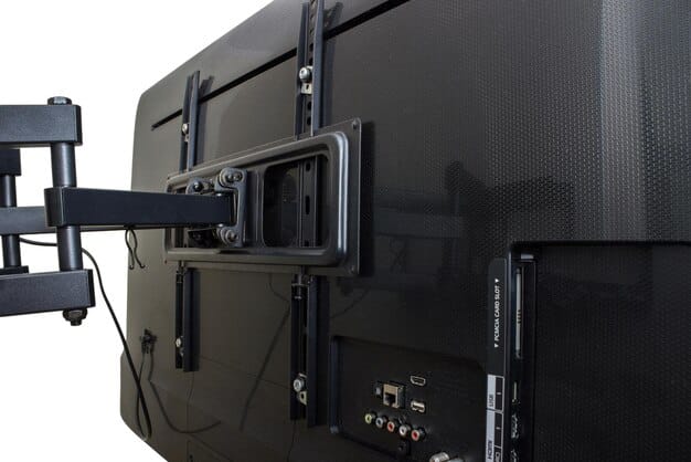 Close-up of the back of a modern 4K TV, highlighting the HDMI 2.1 ports and other essential connections. The ports are clearly labeled, and the focus is on the technical specifications that support 4K streaming.