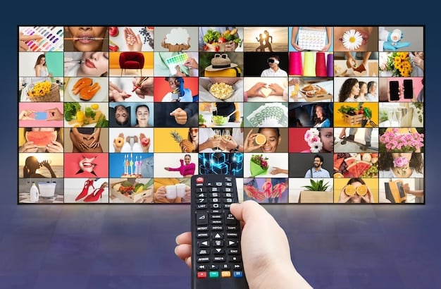 A comparison chart listing several popular streaming services (Netflix, Hulu, Disney+, Sling TV, YouTube TV) with their key features, pricing, and content categories.