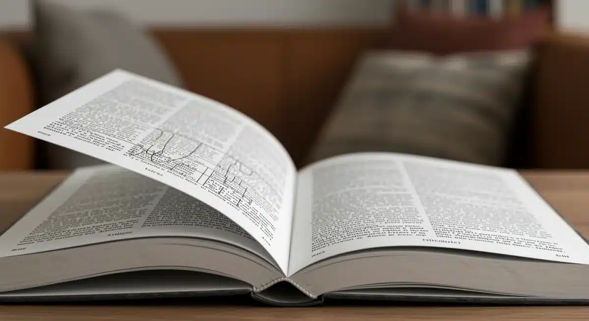 Open non-fiction book showcasing detailed content and analytical depth.